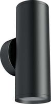 Applique-Da-Parete-Moderno-Focus-S-Alluminio-Nero-2-Luci-Gu10-10W