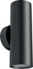 Applique-Da-Parete-Moderno-Focus-S-Alluminio-Nero-2-Luci-Gu10-10W