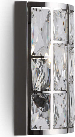 Applique-Da-Parete-Moderno-Gelid-Metallo-Cromo-Cristallo-1-Luce-E27-60W
