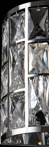 Applique-Da-Parete-Moderno-Gelid-Metallo-Cromo-Cristallo-1-Luce-E27-60W