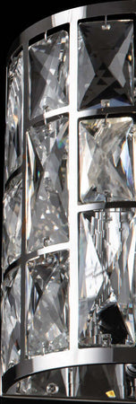 Applique-Da-Parete-Moderno-Gelid-Metallo-Cromo-Cristallo-1-Luce-E27-60W