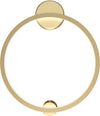 Applique-Da-Parete-Moderno-Halo-Alluminio-Ottone-1-Luce-Led-24W