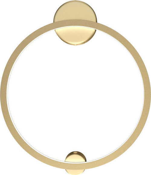 Applique-Da-Parete-Moderno-Halo-Alluminio-Ottone-1-Luce-Led-24W