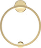 Applique-Da-Parete-Moderno-Halo-Alluminio-Ottone-1-Luce-Led-24W