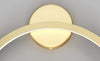 Applique-Da-Parete-Moderno-Halo-Alluminio-Ottone-1-Luce-Led-24W
