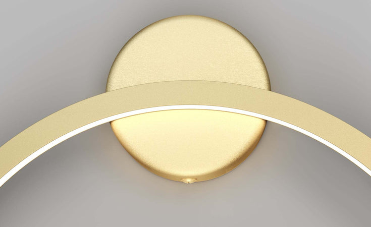 Applique-Da-Parete-Moderno-Halo-Alluminio-Ottone-1-Luce-Led-24W