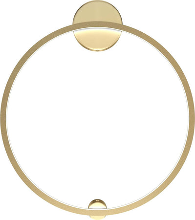 Applique-Da-Parete-Moderno-Halo-Alluminio-Ottone-1-Luce-Led-36W
