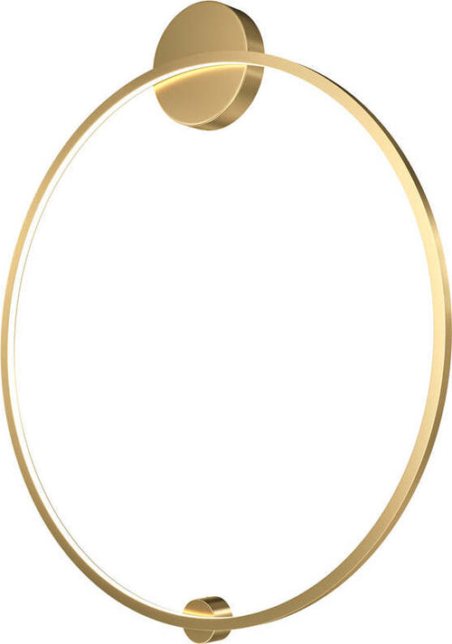 Applique-Da-Parete-Moderno-Halo-Alluminio-Ottone-Luce-Led47W