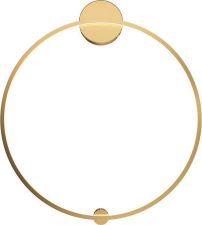 Applique-Da-Parete-Moderno-Halo-Alluminio-Ottone-Luce-Led47W