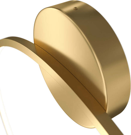 Applique-Da-Parete-Moderno-Halo-Alluminio-Ottone-Luce-Led47W