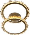 Applique-Da-Parete-Moderno-Halo-Metallo-Cristalli-In-Quarzo-Oro-Satinato-Led-34W