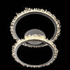 Applique-Da-Parete-Moderno-Halo-Metallo-Cristalli-Quarzo-Nichel-Satinato-Led-34W