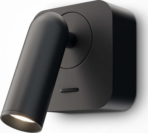 Applique-Da-Parete-Moderno-Interno-Mirax-Metallo-Nero-Luce-Led-Integrato-3W
