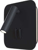 Applique-Da-Parete-Moderno-Ios-176-Alluminio-Nero-Luce-Led-Integrato-10W