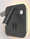 Applique-Da-Parete-Moderno-Ios-176-Alluminio-Nero-Luce-Led-Integrato-10W