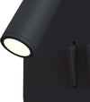 Applique-Da-Parete-Moderno-Ios-176-Alluminio-Nero-Luce-Led-Integrato-10W