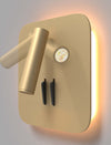 Applique-Da-Parete-Moderno-Ios-176-Alluminio-Oro-Luce-Led-Integrato-9W