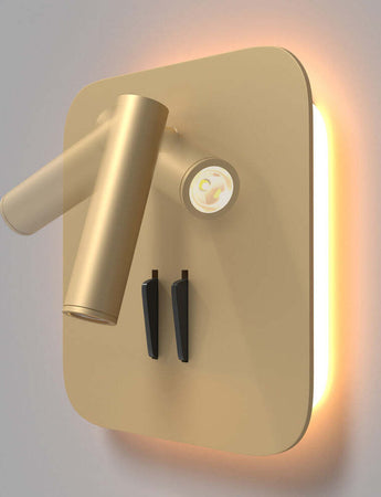 Applique-Da-Parete-Moderno-Ios-176-Alluminio-Oro-Luce-Led-Integrato-9W
