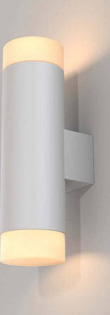 Applique-Da-Parete-Moderno-Kilt-Alluminio-Bianco-Luce-Led-Integrato-10W