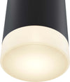 Applique-Da-Parete-Moderno-Kilt-Alluminio-Nero-Luce-Led-Integrato-10W