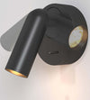 Applique-Da-Parete-Moderno-Mirax-Metallo-Nero-Luce-Led-Integrato-3W-Ip20