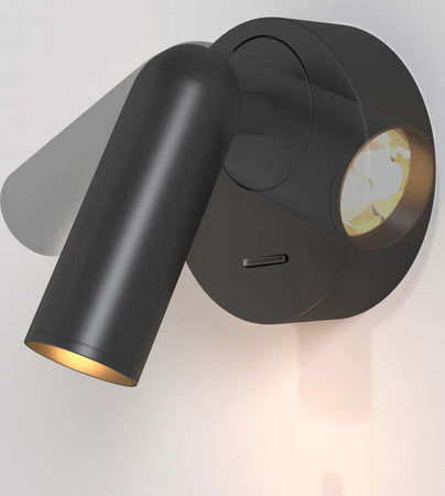 Applique-Da-Parete-Moderno-Mirax-Metallo-Nero-Luce-Led-Integrato-3W-Ip20