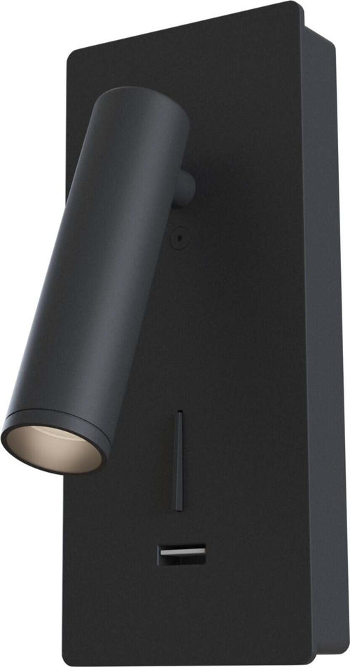 Applique-Da-Parete-Moderno-Mirax-Metallo-Nero-Luce-Led-Integrato-3W