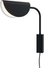 Applique-Da-Parete-Moderno-Mollis-Metallo-Nero-Acrilico-1-Luce-G9-7W