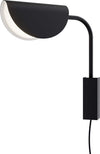 Applique-Da-Parete-Moderno-Mollis-Metallo-Nero-Acrilico-1-Luce-G9-7W