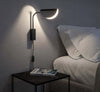Applique-Da-Parete-Moderno-Mollis-Metallo-Nero-Acrilico-1-Luce-G9-7W
