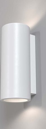 Applique-Da-Parete-Moderno-Parma-Pietra---Cemento---Gesso-Bianco-2-Luci-Gu10-5W