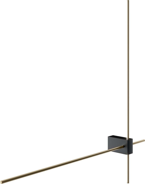 Applique-Da-Parete-Moderno-Pars-Alluminio-Nero-Luce-Led-Integrato-12W