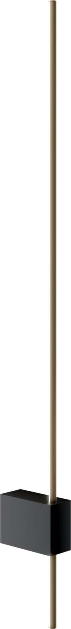 Applique-Da-Parete-Moderno-Pars-Alluminio-Nero-Luce-Led-Integrato-6W