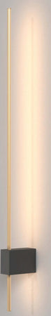 Applique-Da-Parete-Moderno-Pars-Alluminio-Nero-Luce-Led-Integrato-6W