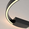 Applique-Da-Parete-Moderno-Rim-Alluminio-Nero-1-Luce-Led-25W