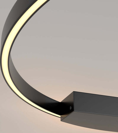 Applique-Da-Parete-Moderno-Rim-Alluminio-Nero-1-Luce-Led-51W