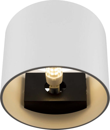 Applique-Da-Parete-Moderno-Rond-Alluminio-Bianco-1-Luce-G9-50W