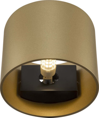 Applique-Da-Parete-Moderno-Rond-Alluminio-Oro-1-Luce-G9-50W