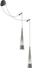 Applique-Da-Parete-Moderno-Sintesi-Metallo-Cromo-Vetro-2-Luci-Led-24W