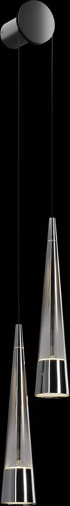 Applique-Da-Parete-Moderno-Sintesi-Metallo-Cromo-Vetro-2-Luci-Led-24W