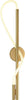 Applique-Da-Parete-Moderno-Tau-Alluminio-Oro-Luce-Led-13W