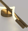 Applique-Da-Parete-Moderno-Tau-Alluminio-Oro-Luce-Led-13W