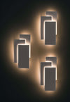 Applique-Da-Parete-Moderno-Trame-Metallo-Bianco-Luce-Led-Integrato-12W