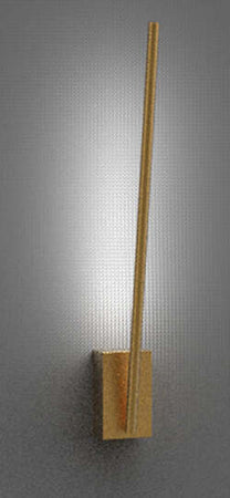 Applique-Da-Parete-Moderno-Tubular-1-Luce-Regolabile-Metallo-Oro-Satinato-Led-4W