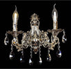 Applique Da Parete Muro Classica 2 Bracci Attacco E14 Cristalli Pendenti E02-2 Casa, arredamento e bricolage > Illuminazione da interno > Applique per interno Trade Shop italia - Napoli, Commerciovirtuoso.it