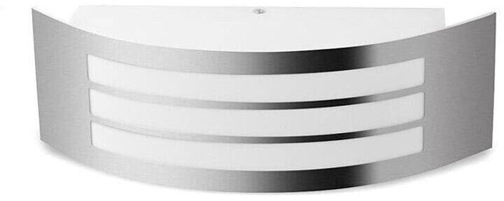 Applique Da Parete Muro In Acciaio Per Esterno Portalampada E27 Ip44