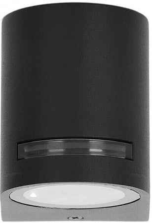 Applique Da Parete Muro Lampada Portafaretto Gu10 Interno Esterno Ip54 Nero Universo