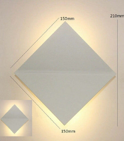 Applique Da Parete Per Interni Con Led A Luce Bianca Naturale 4000k In Alluminio Casa, arredamento e bricolage > Illuminazione da interno > Applique per interno Trade Shop italia - Napoli, Commerciovirtuoso.it