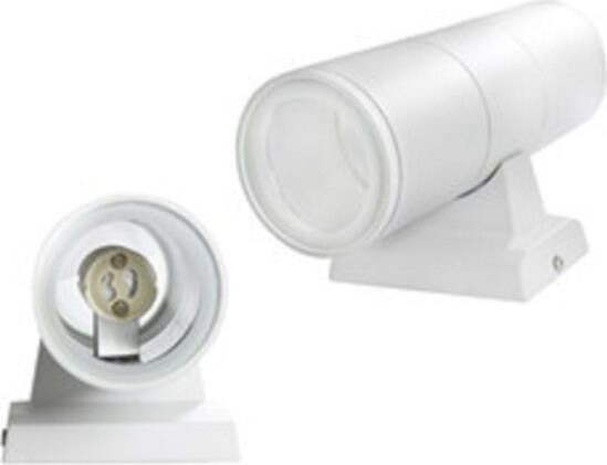 Applique Doppia Emissione A Parete Giardino Esterno Ip55 Portalampada Gu10 Es01 Illuminazione/Illuminazione per esterni/Lampade da parete Trade Shop italia - Napoli, Commerciovirtuoso.it