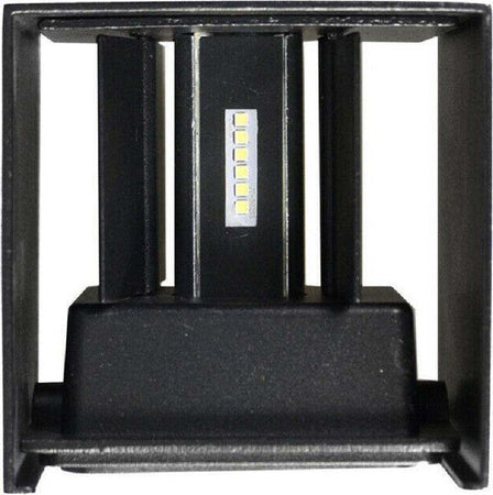 Applique Doppia Emissione Led Cob 12 W Esterno Luce 4000k 3000k 6500k Es46 Nero Articoli da Giardino > Illuminazione da esterno > Applique da esterno Trade Shop italia - Napoli, Commerciovirtuoso.it